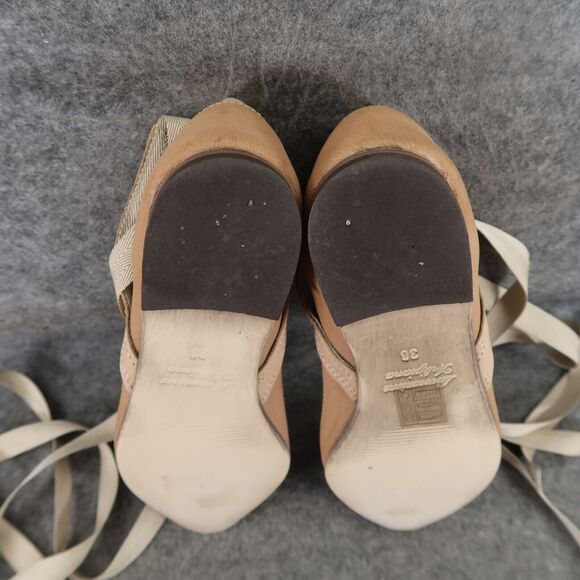 Free People Shoes Womens 36 Flats Ankle Wrap Tie Fashion Boho Leather Classic - Picture 12 of 15